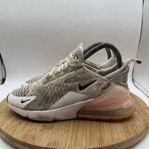 Nike Air Max 270 Shoes Womens Size 6 White Atmosphere Pink Sneakers AH6789-110